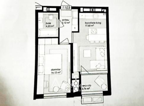 DMZ Home Construct! Botanica, bd. Dacia, 1 cameră + living! Variantă albă!: 3