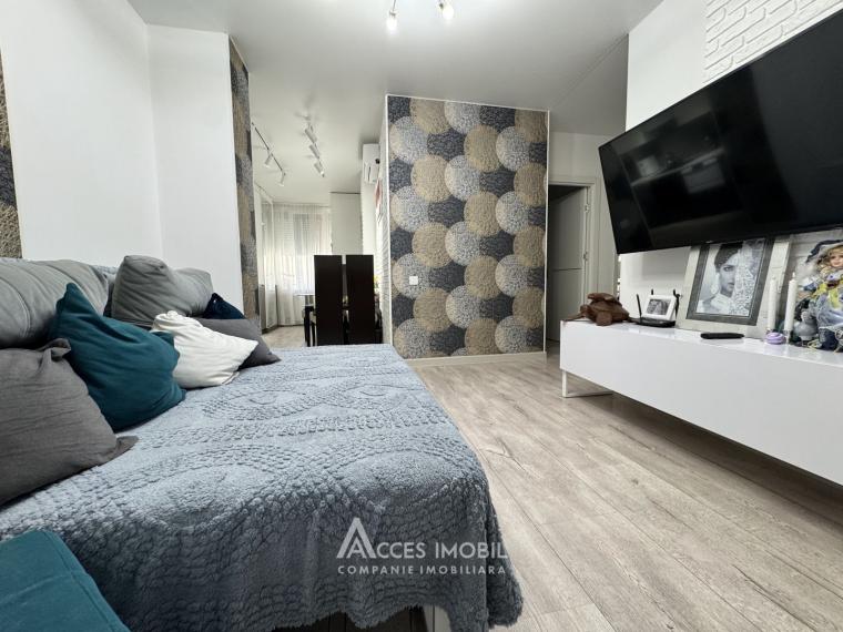 Volare Tur! Botanica, str. Costiujeni, 2 camere + living. Euroreparație!: 3