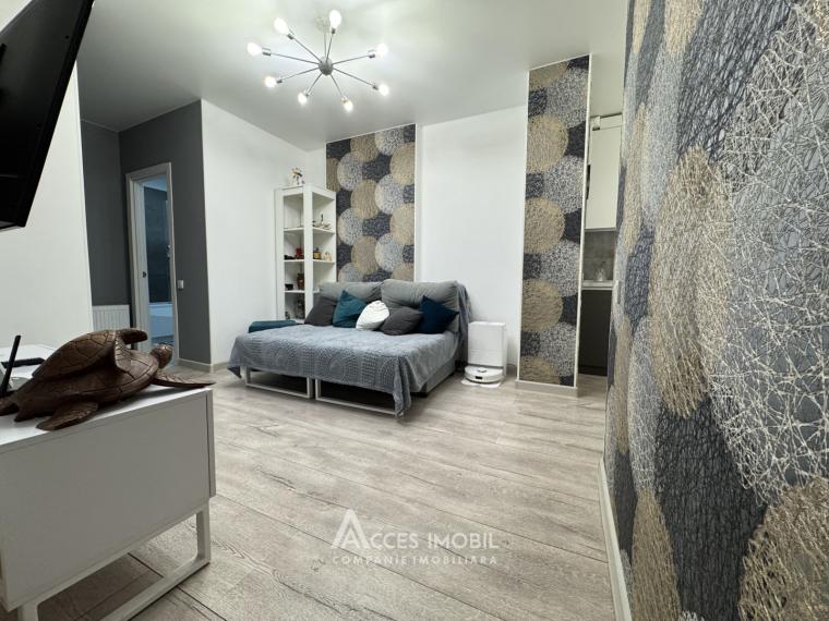 Volare Tur! Botanica, str. Costiujeni, 2 camere + living. Euroreparație!: 7