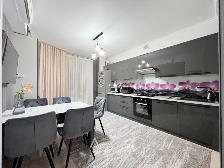 New Block! Ciocana, Mircea Cel Batrin av, 2 rooms + living. Euro repair!: 4