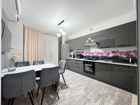 New Block! Ciocana, Mircea Cel Batrin av, 2 rooms + living. Euro repair!: 4