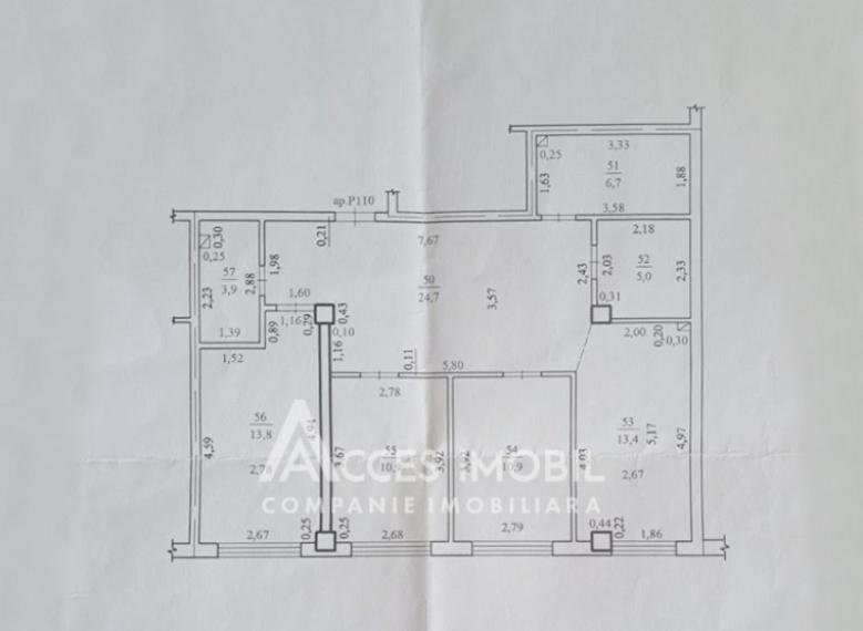 New Building! Durlești, Cartușa Street, 3 rooms + living room. Eurorepair!: 2