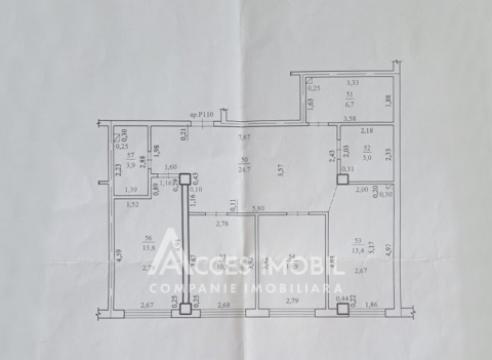 New Building! Durlești, Cartușa Street, 3 rooms + living room. Eurorepair!: 2