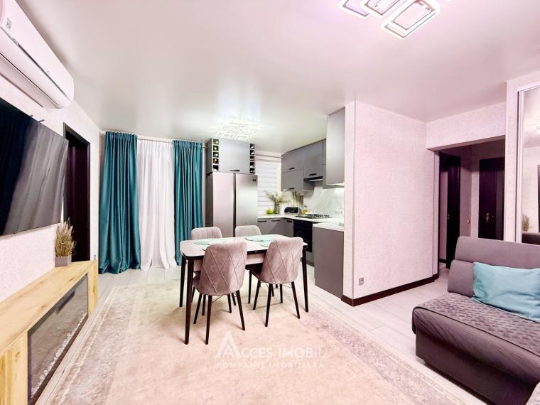 Exfactor! Ciocana, str. Mihail Sadoveanu, 3 camere + living. Euroreparație! + Debara!: 3