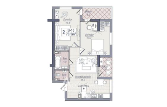 Braus Edera Home! Botanica, bd. Dacia, 2 camere + living! Autonomă!: 1