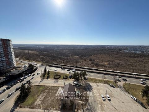 For Rent! New Block! Botanica, Traian avenue, 2 rooms. Terrace + Panoramic View! Euro Repair!: 17