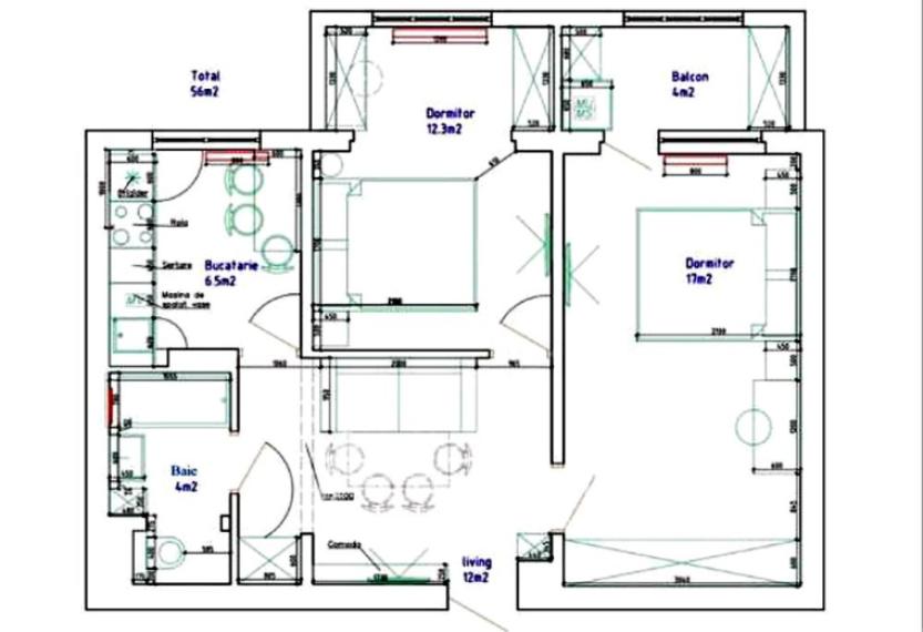 Botanica, Cuza Voda avenue, 2 rooms + living. Euro repair!: 14