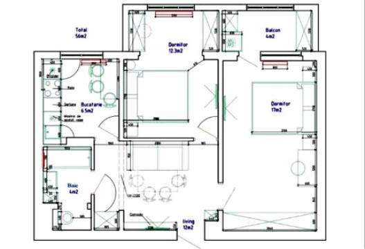 Botanica, Cuza Voda avenue, 2 rooms + living. Euro repair!: 14