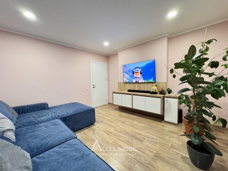 Bloc Nou! Buiucani, str-la. Lipcani, 2 camere + living. Euroreparație!: 3