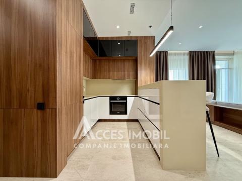 Аренда! Новострой! Буюканы, ул. Гиочеилор, 2 комнаты + гостиная. Евроремонт!: 9