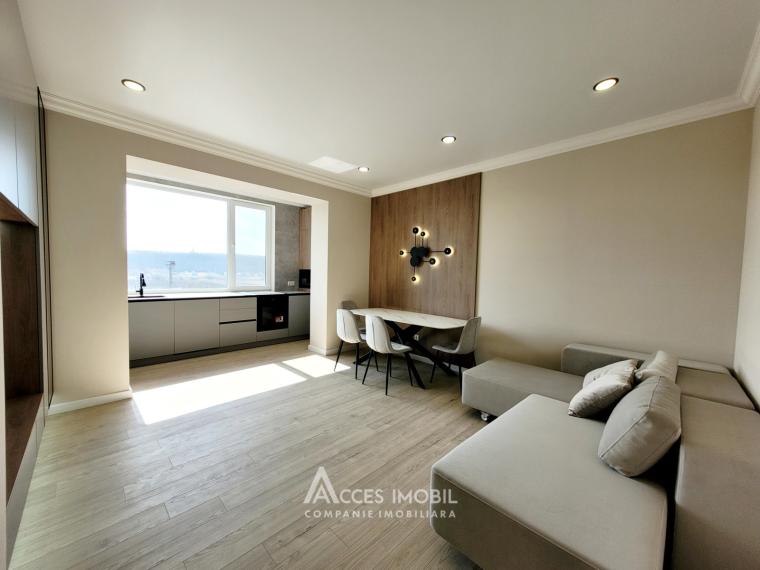 New Block! Băcioi, Independenței street, 2 rooms + living. Euro repair!: 1