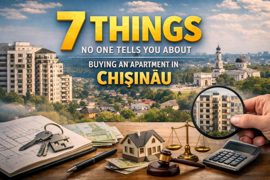 7 lucruri pe care nu ți le spune nimeni despre cumpărarea unui apartament în Chișinău
