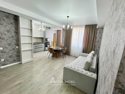 Pro Invest Construct! Bloc Nou! Telecentru, str. Ialoveni, 2 camere + living. Reparație Premium!: 1