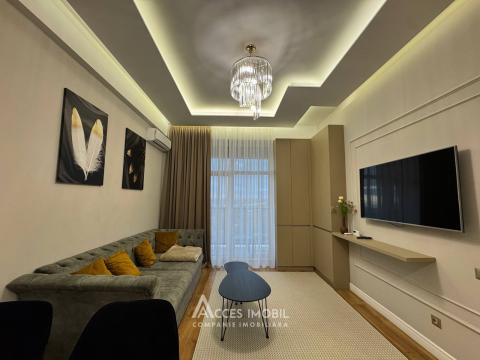 For Rent! New Block! Riscani, Bogdan Voievod street, 2 rooms + living. Premium Repair!: 5