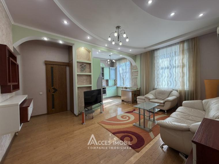 Аренда! Центр, бул. Штефан чел Маре, 2 комнаты + гостиная. Евроремонт!: 1