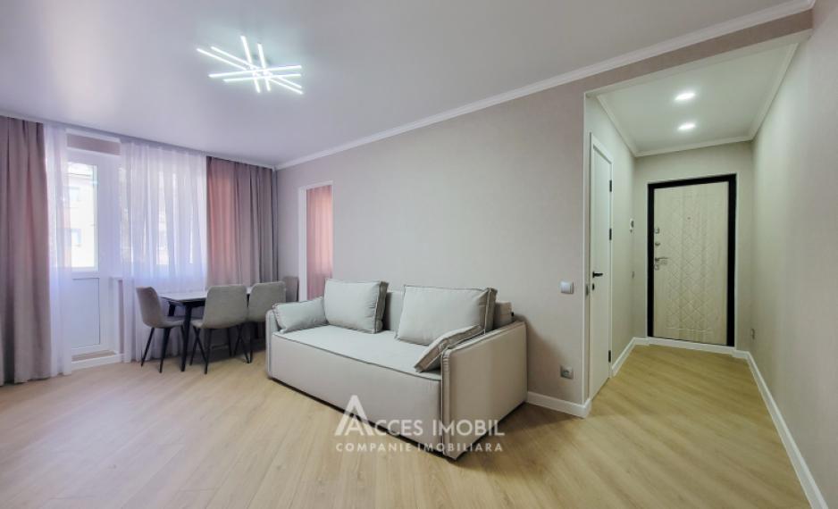 Botanica, bd. Cuza Vodă, 2 camere + living! Euroreparație!: 4