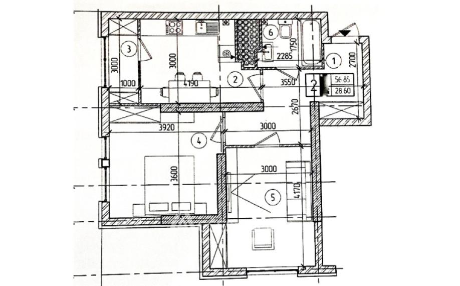SkyHouse! Botanica, Dimineții street, 2 rooms! White Version!: 1