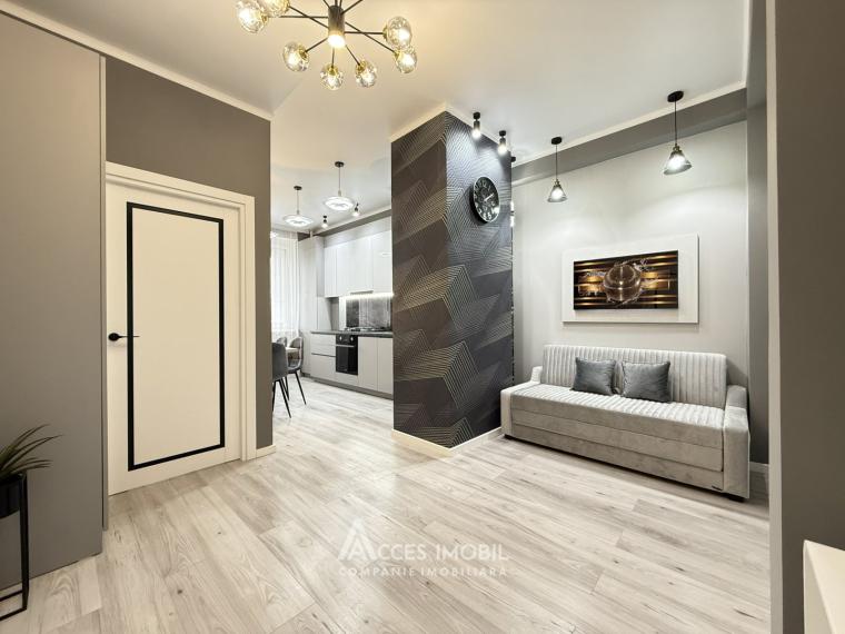 Varincom! str. Nicolae Dimo, Râșcani, 1 cameră + living. Euroreparație!: 4