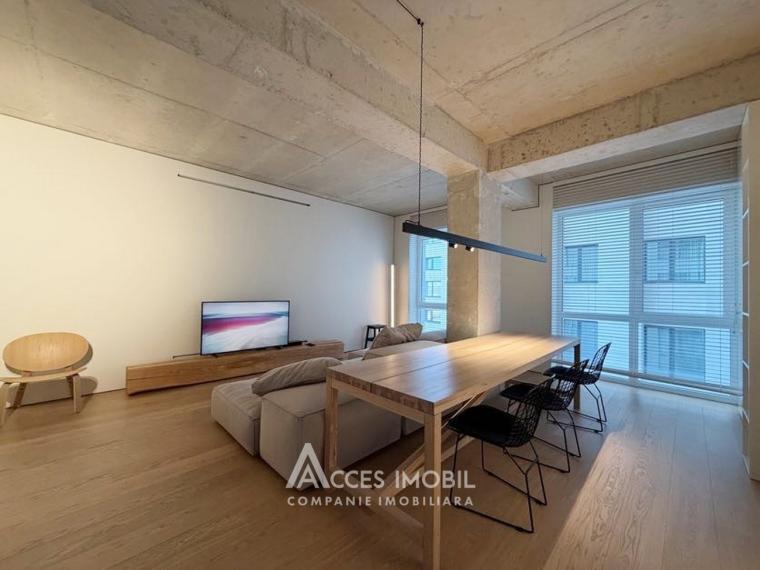 Аренда! Новый блок! Центр, ул. Триколорулуй, 1 комната + гостиная. Eвроремонт!: 1