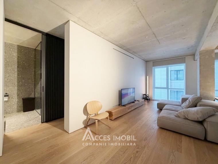 Аренда! Новый блок! Центр, ул. Триколорулуй, 1 комната + гостиная. Eвроремонт!: 2