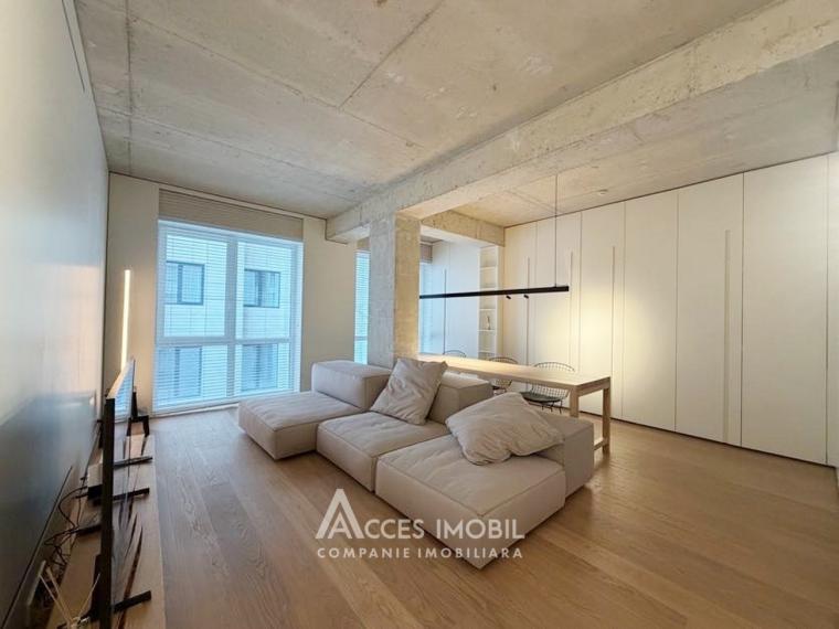 Аренда! Новый блок! Центр, ул. Триколорулуй, 1 комната + гостиная. Eвроремонт!: 3