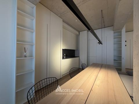 Аренда! Новый блок! Центр, ул. Триколорулуй, 1 комната + гостиная. Eвроремонт!: 8