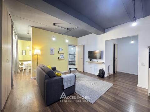 Bloc Nou! Telecentru, str. I. C. Suruceanu, 2 camere + living! Euroreparație!: 1