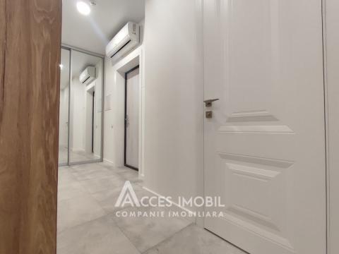 For Rent! New Block! Center, N.Testemitanu street, 1 room + living. Euro Repair!: 6