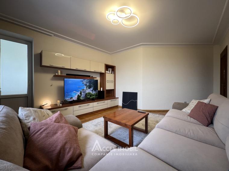 New Block! Buiucani, Onisifor Ghibu street, 2 rooms + living! Euro repair!: 2