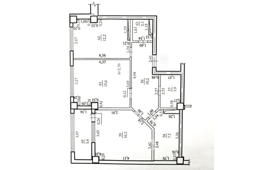 Basconslux! Ciocana, bd. Mircea cel Bătrân, 2 camere + living. Variantă albă!: 1