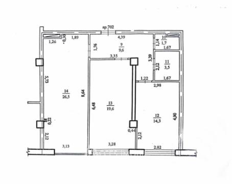 Estate Invest! Bloc nou! str. Ialoveni, Telecentru, 2 camere. Varianta Albă!: 2