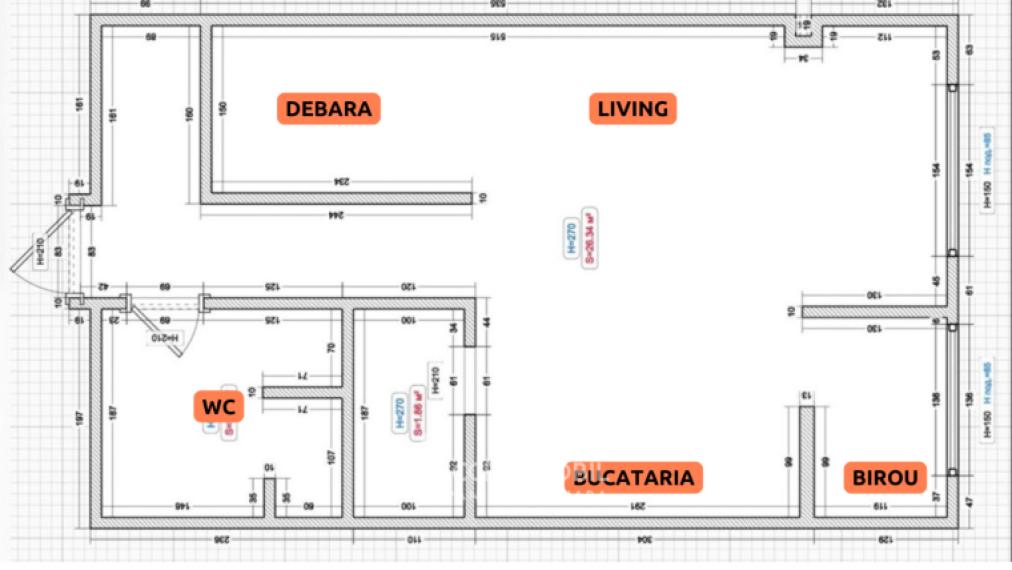 Buiucani, str. Sucevița, 1 cameră + living. Euroreparație!: 9
