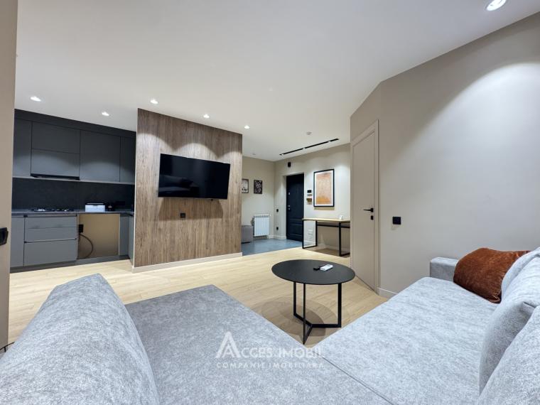 Аренда! Центр, ул. Албишоара, 1 комната + гостиная. Евроремонт!: 1