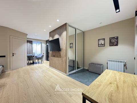 Аренда! Центр, ул. Албишоара, 1 комната + гостиная. Евроремонт!: 5