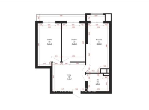 Новострой! Ботаника, бул. Куза Водэ, 2 комнаты. Белый вариант!: 5