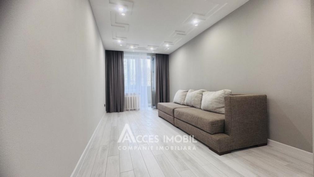 Buiucani, str. Calea Ieșilor, 2 camere + living. Euroreparație!: 4