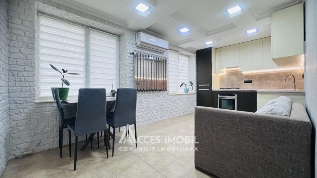 Buiucani, str. Calea Ieșilor, 2 camere + living. Euroreparație!: 7