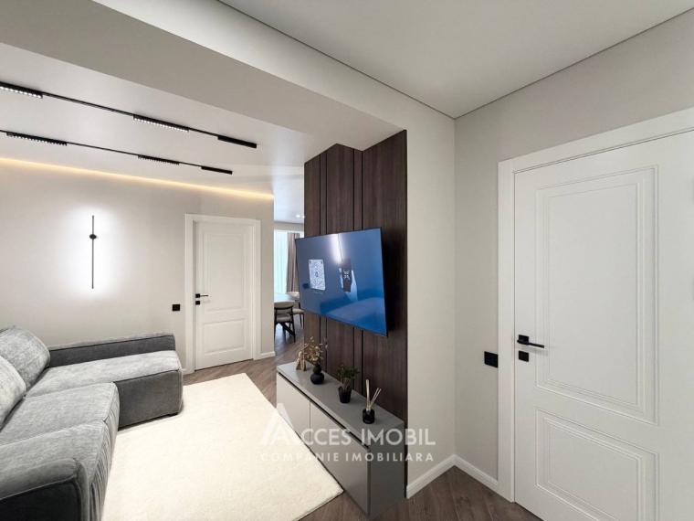 BRAUS! Чеканы, бул. Мирча чел Бэтрын, 1 комната + гостиная. Евроремонт!: 3