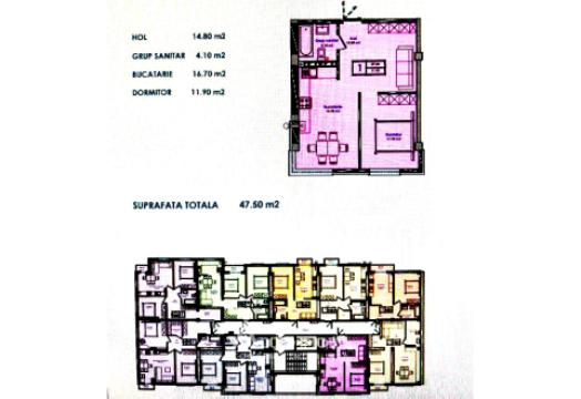 Durlesti, Cartusa street, 1 room + living. White version!: 2