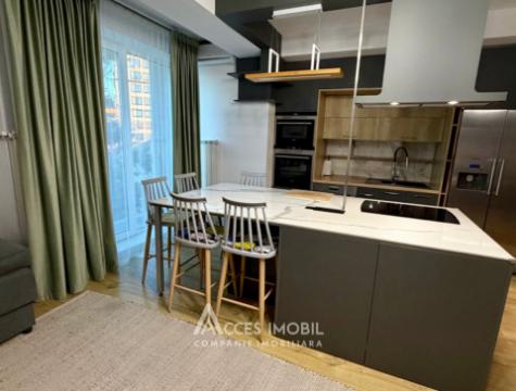 Chirie! Bloc Nou! Râșcani, str. Carierei, 2 camere + living. Euroreparație!: 1