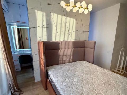 Chirie! Bloc Nou! Râșcani, str. Carierei, 2 camere + living. Euroreparație!: 3