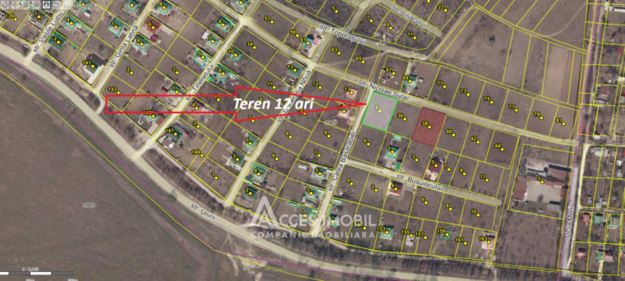 Земельный участок под строительство 12 соток, Бошкана, ул. Каля Басарабией!: 5
