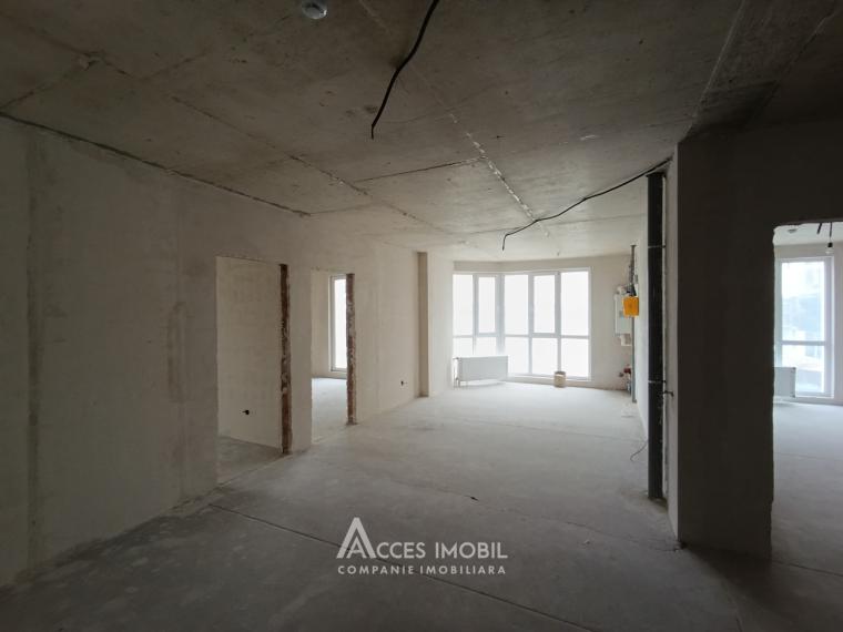 New Block! Ialoveni, Ialoveni street, 3 rooms + living. White version!: 5