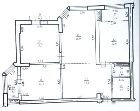 New Block! Ialoveni, Ialoveni street, 3 rooms + living. White version!: 13