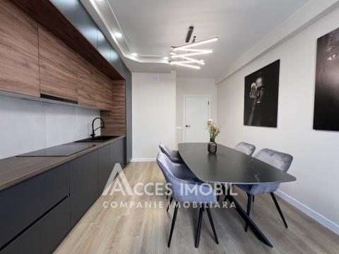 Basconslux! Penthouse în 2 nivele! Bloc Nou! Buiucani, bd. Alba Iulia, 2 camere + living. Euroreparație!: 1