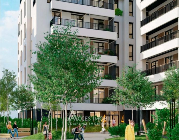 Element Stil! Durlesti, Nicolae Dimo street, 2 rooms + living. White version!: 1