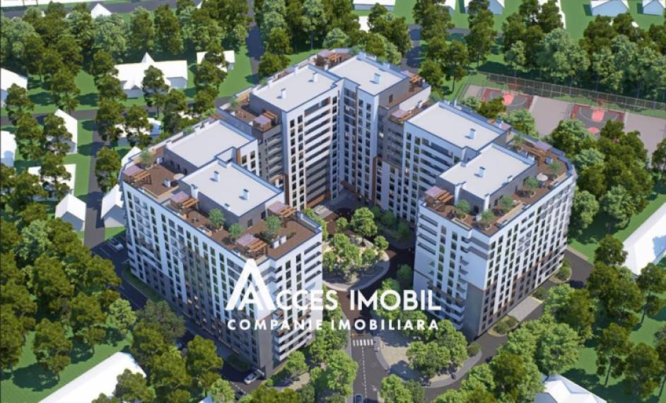 Braus Millennium Park! New Block! Telecenter, Hincesti street, 1 room + living! White version!: 2