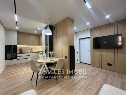 Inamstro! Новострой! Буюканы, ул. Йоана Раду, 2 комнаты + гостиная. Евроремонт! Автономное отопление! Средняя позиция!: 5