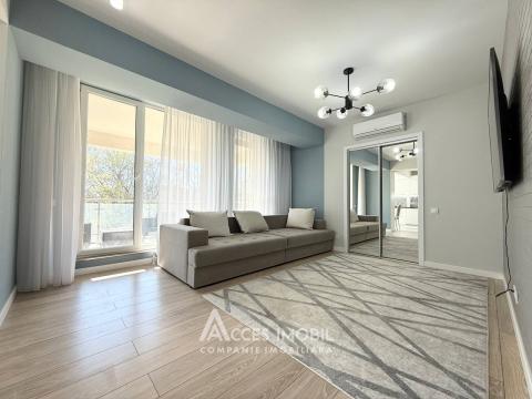 Chirie! Bloc Nou! Centru, str. C. Vârnav, 2 camere + living. Euroreparație!: 1