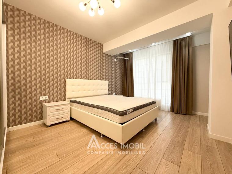 Chirie! Bloc Nou! Centru, str. C. Vârnav, 2 camere + living. Euroreparație!: 3